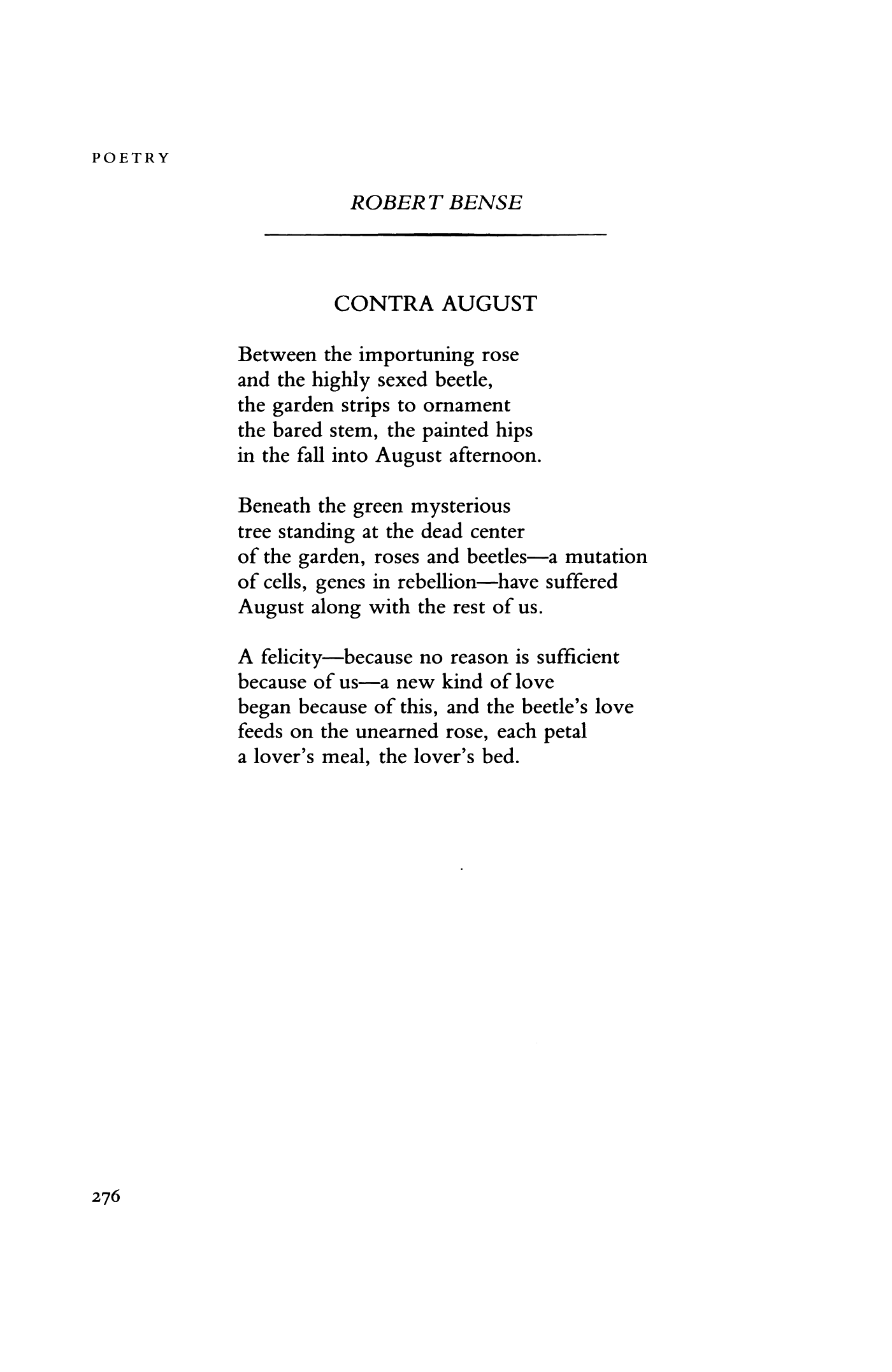 Contra August