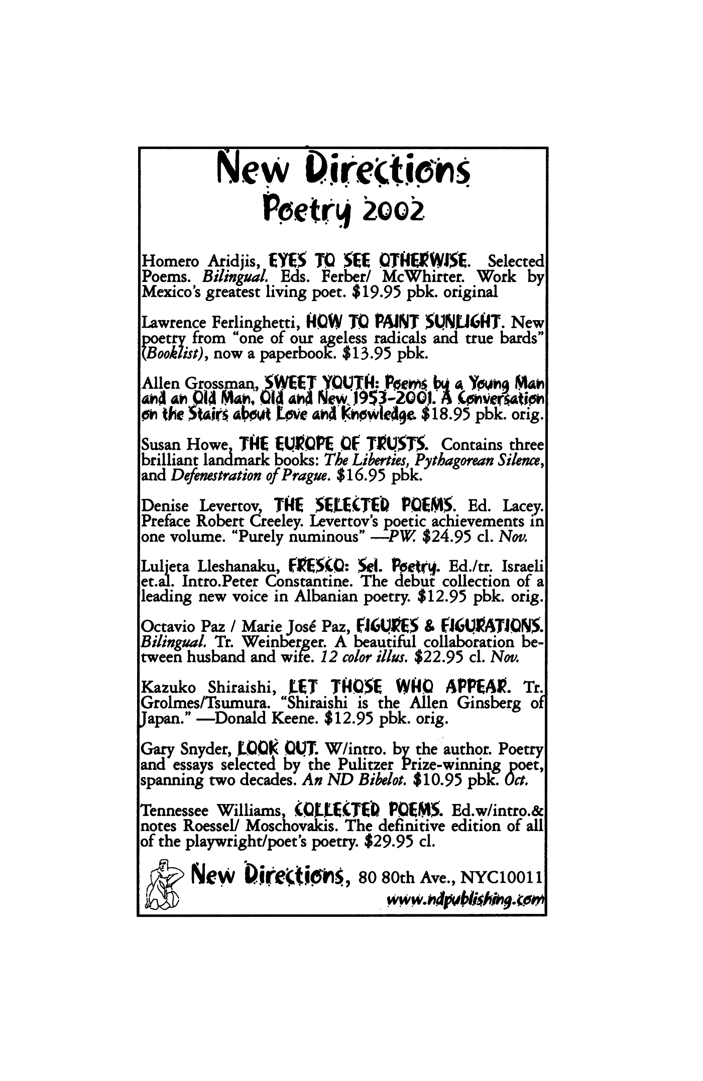 Poetry Magazine Archive Page