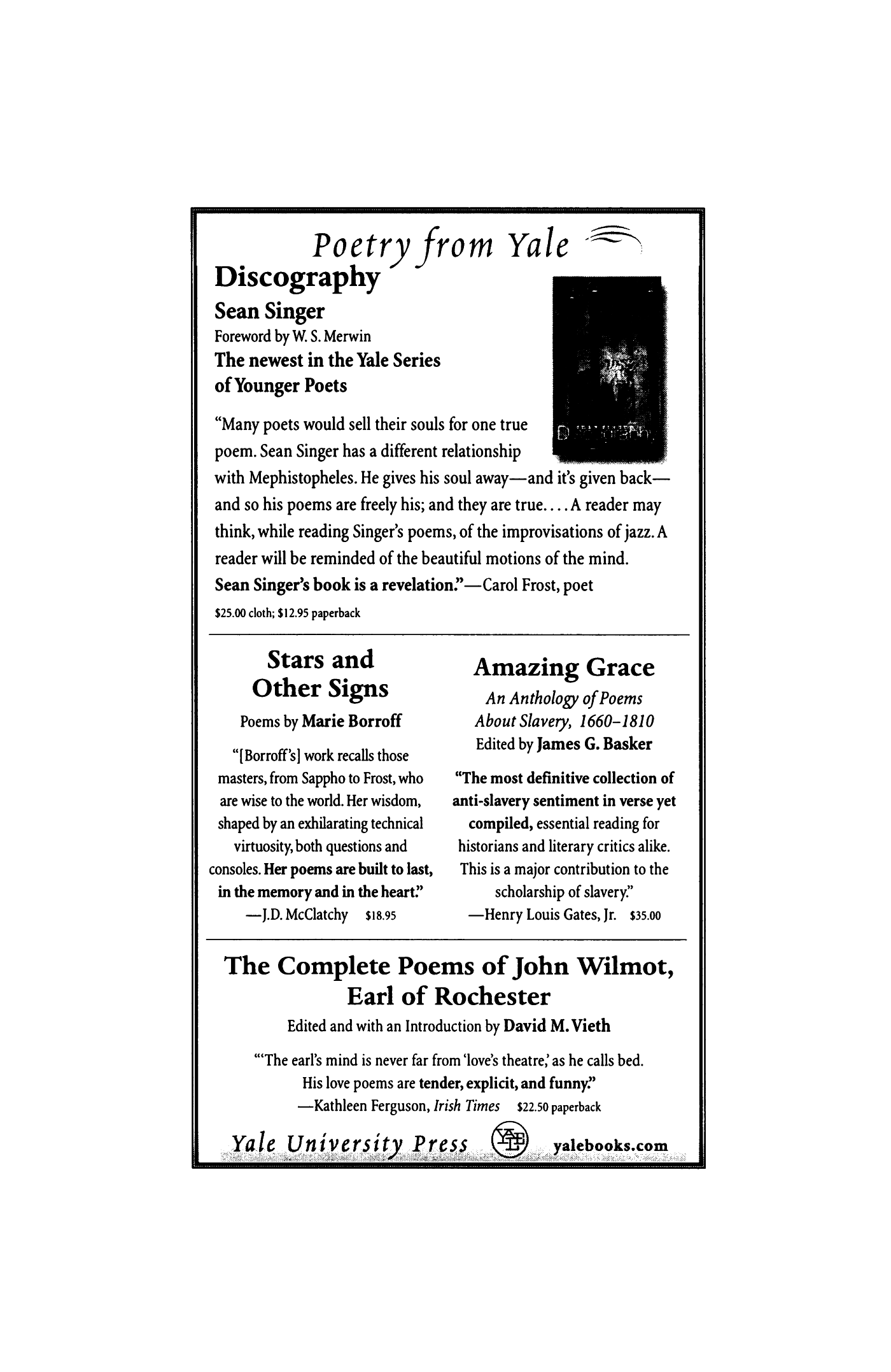 Poetry Magazine Archive Page