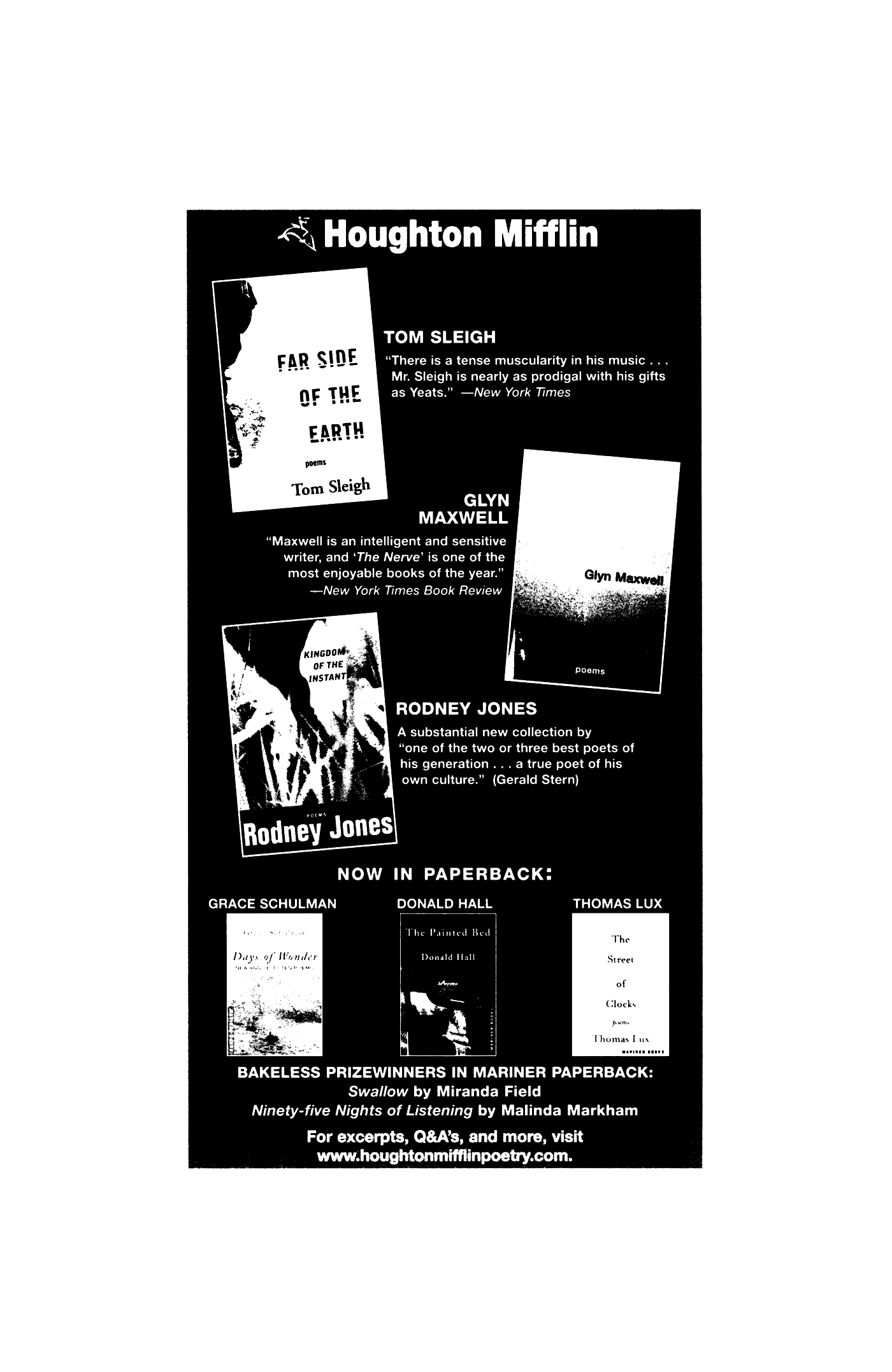 Poetry Magazine Archive Page