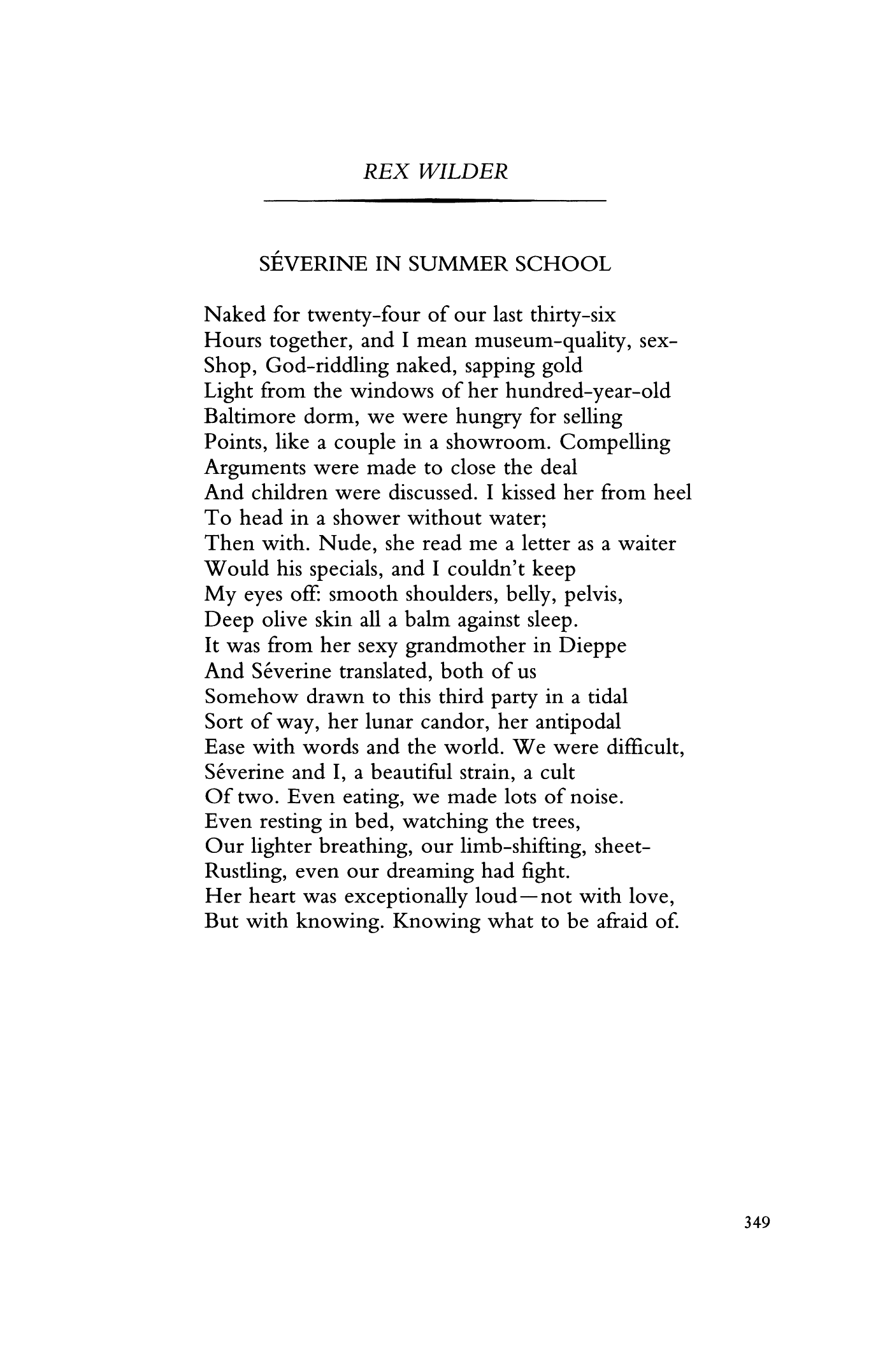 Sverine in Summer School