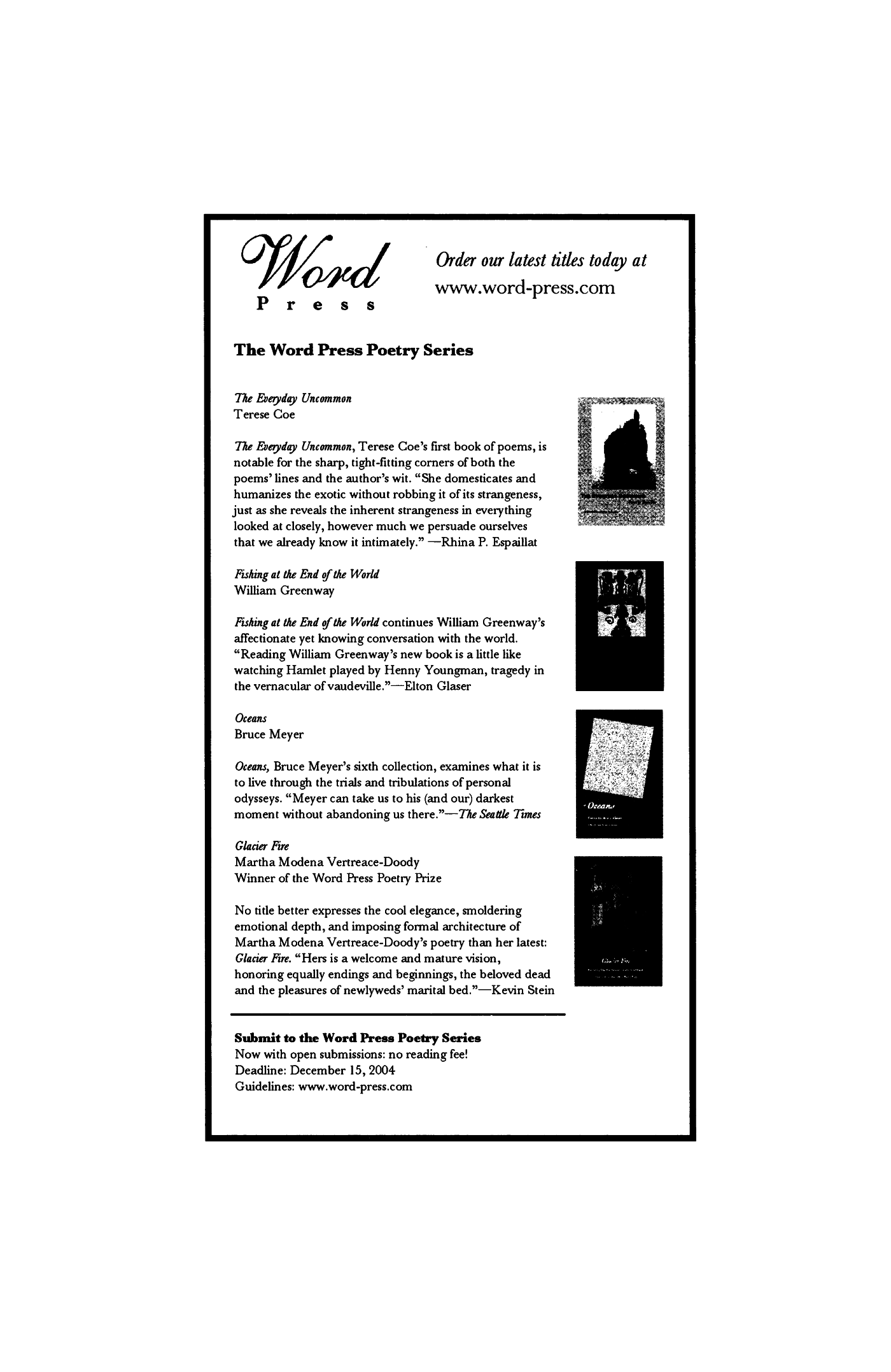 Poetry Magazine Archive Page