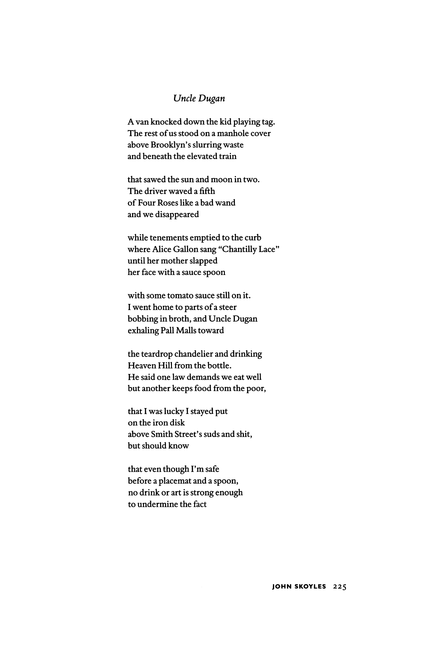 uncle in heaven poem