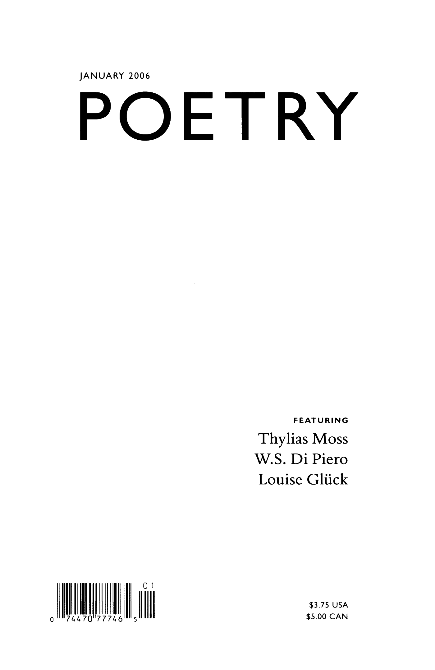 JSTOR Detail | Poetry Magazine