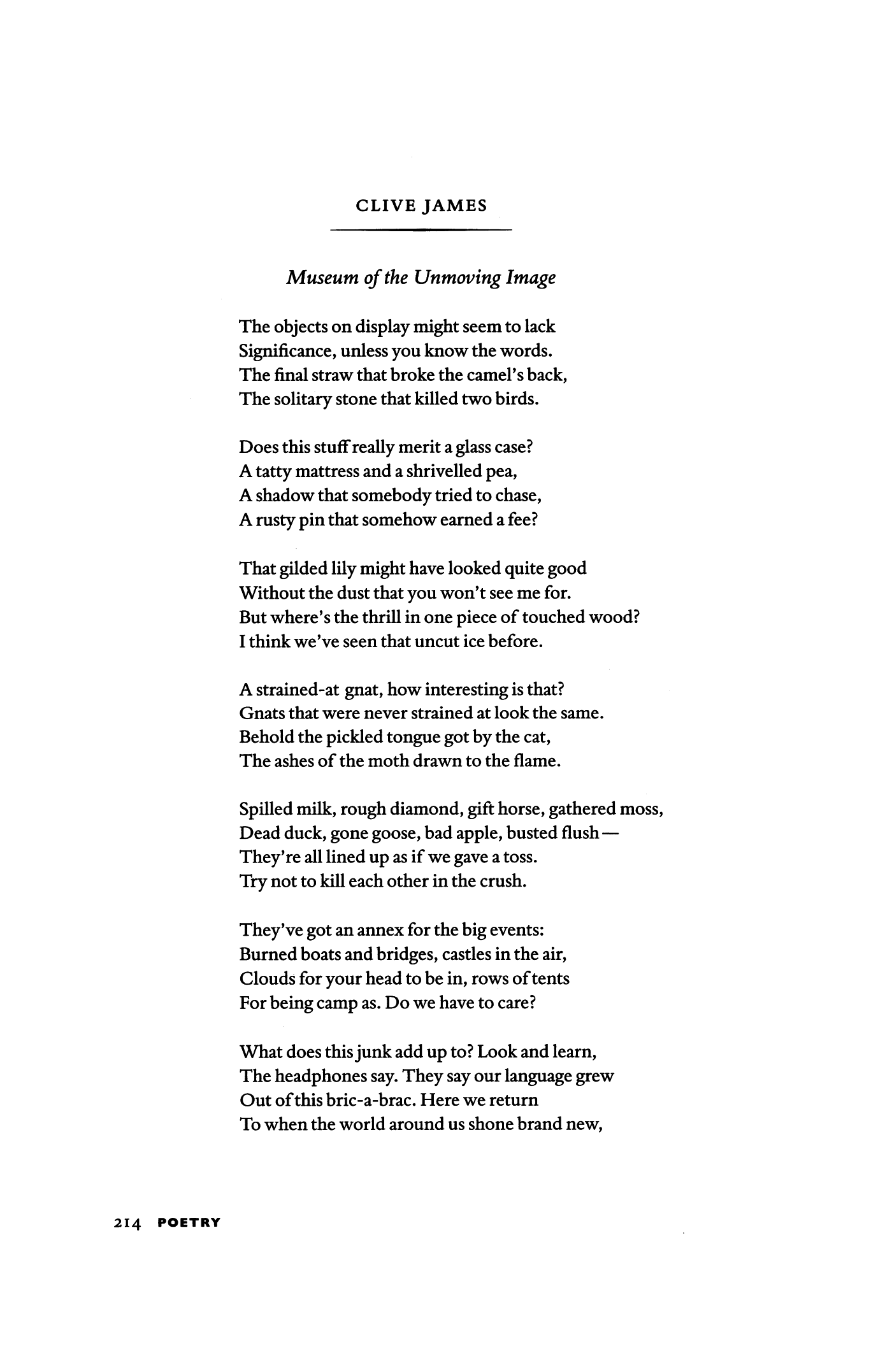 thrill of the chase poem