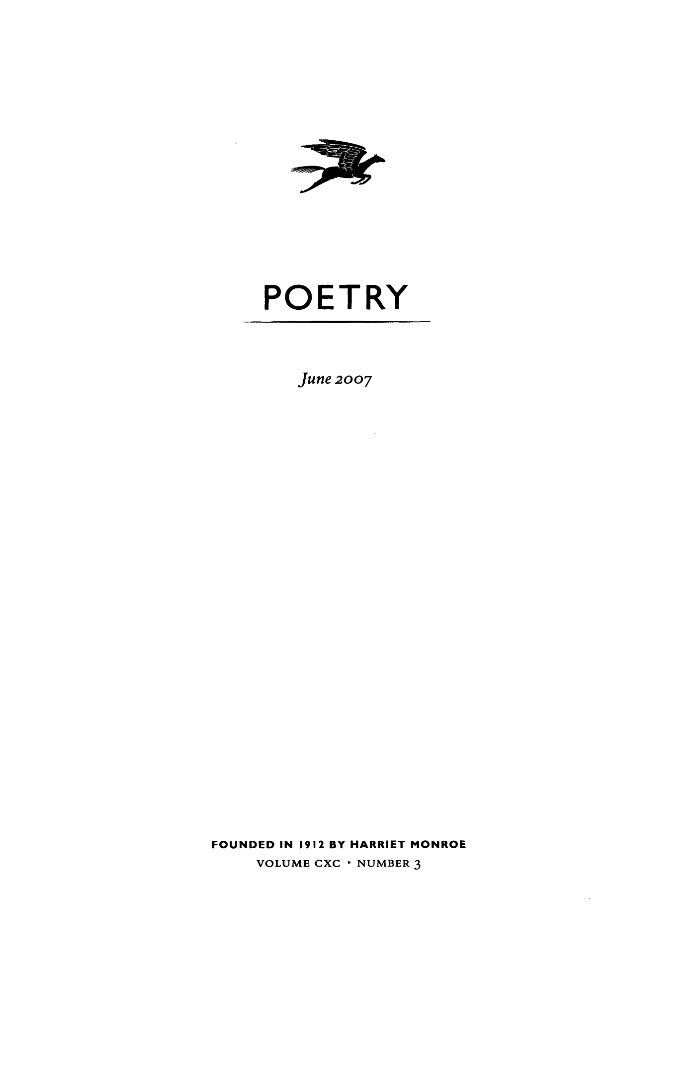 Poetry Magazine Archive Page