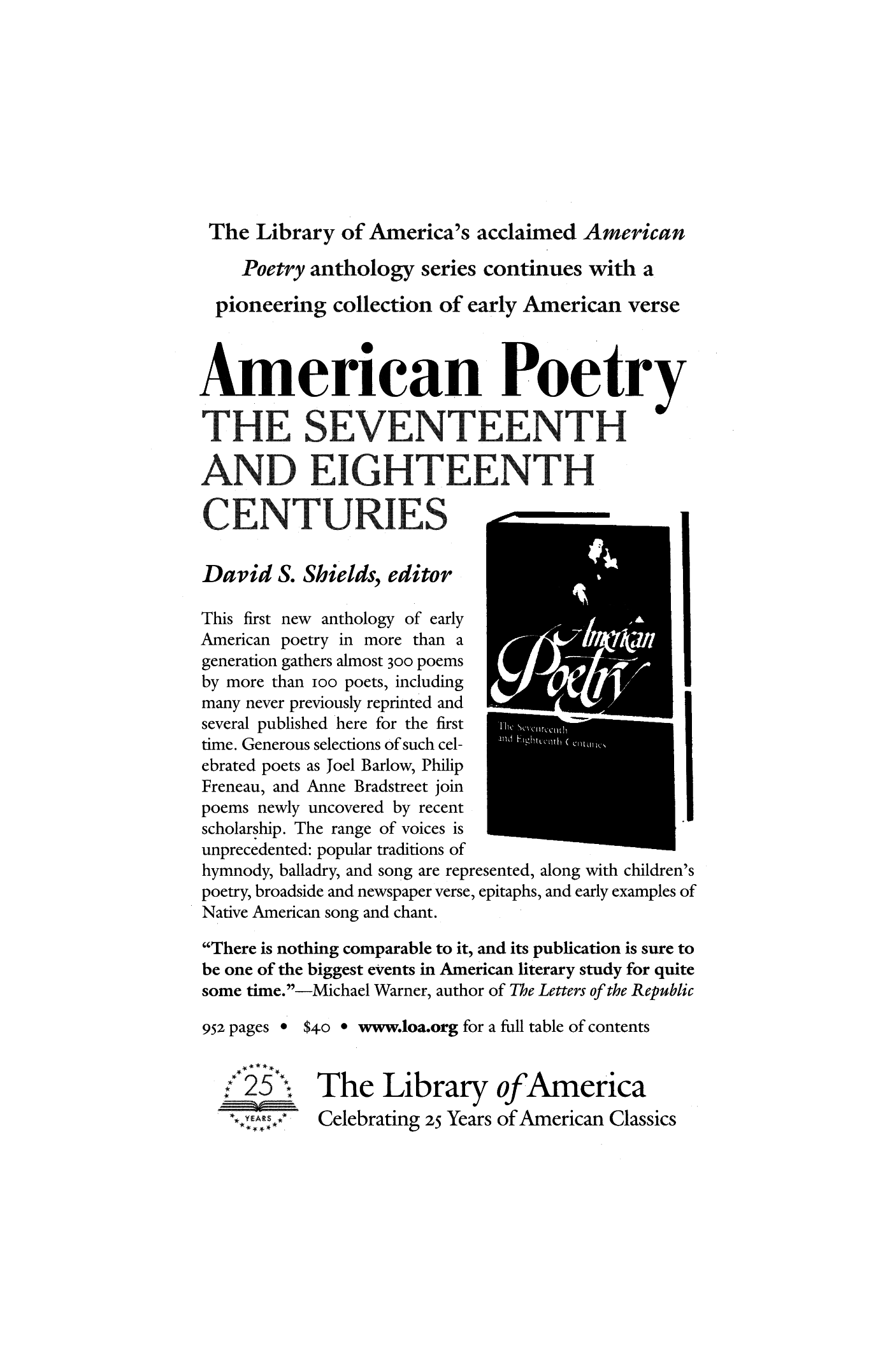 Poetry Magazine Archive Page