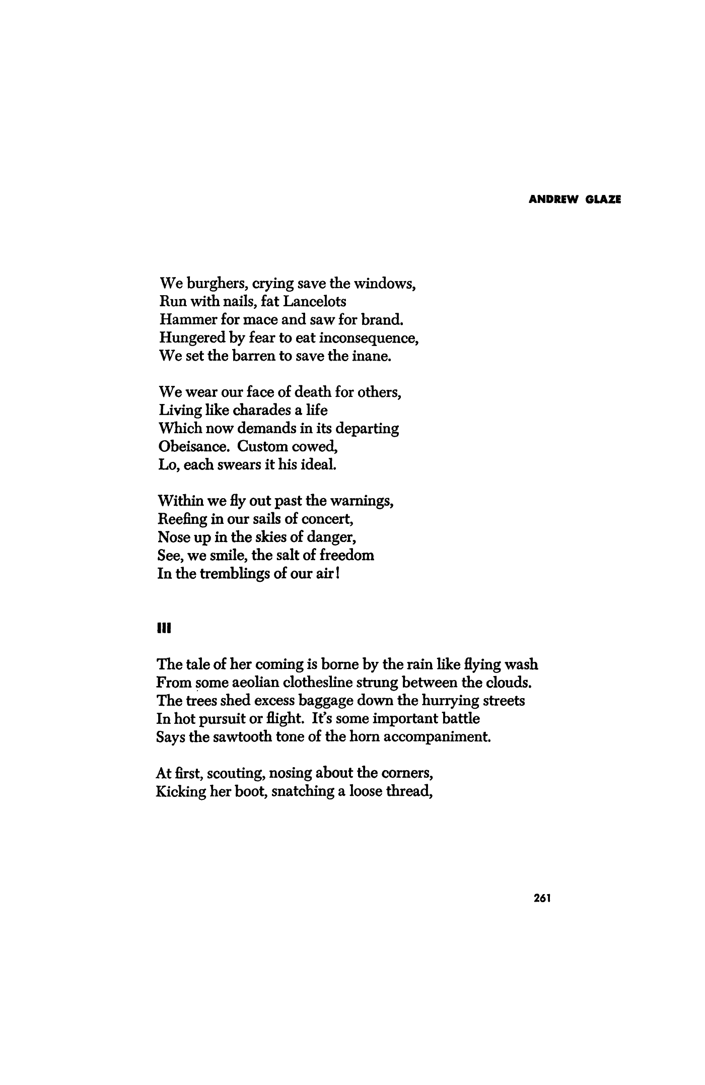 The Big Eye by Andrew Glaze | Poetry Magazine