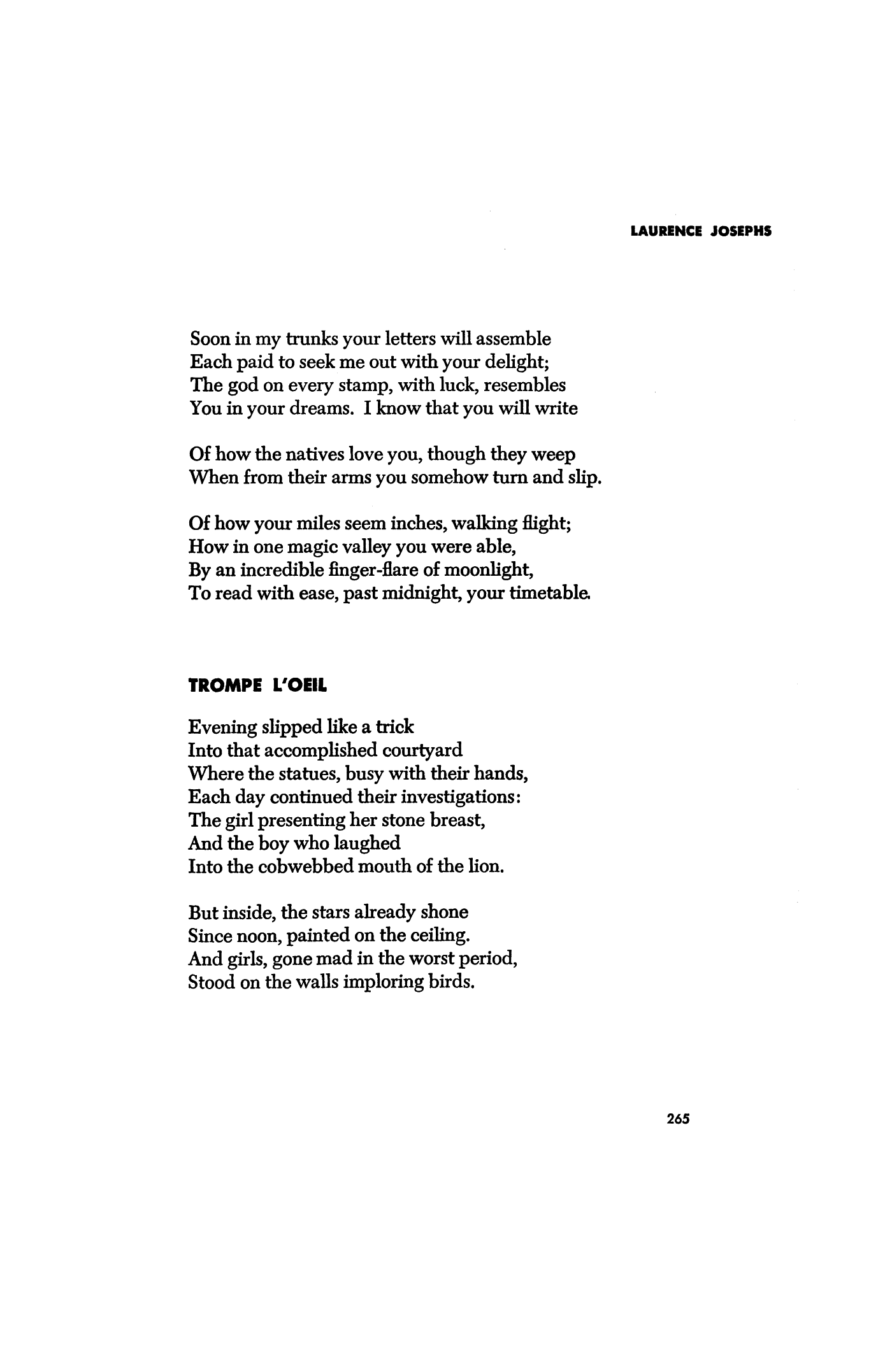 Poem for a World Traveler