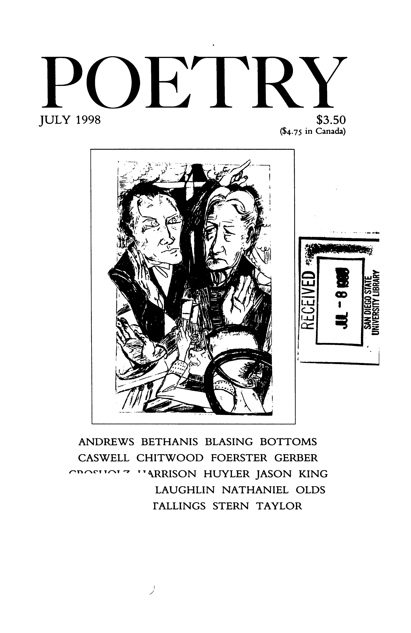 Poetry Magazine Archive Page