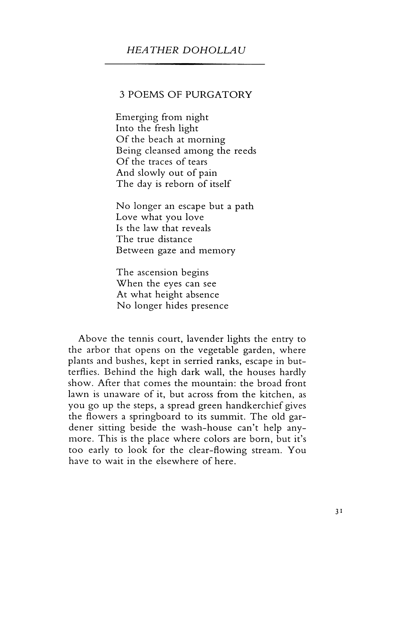 3 Poems of Purgatory (tr. by Hoyt Rogers)