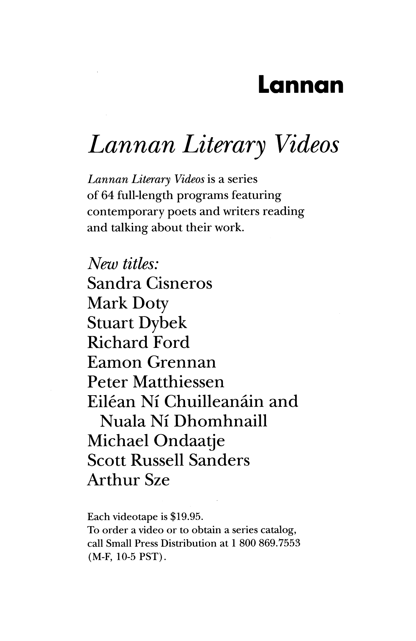 Poetry Magazine Archive Page