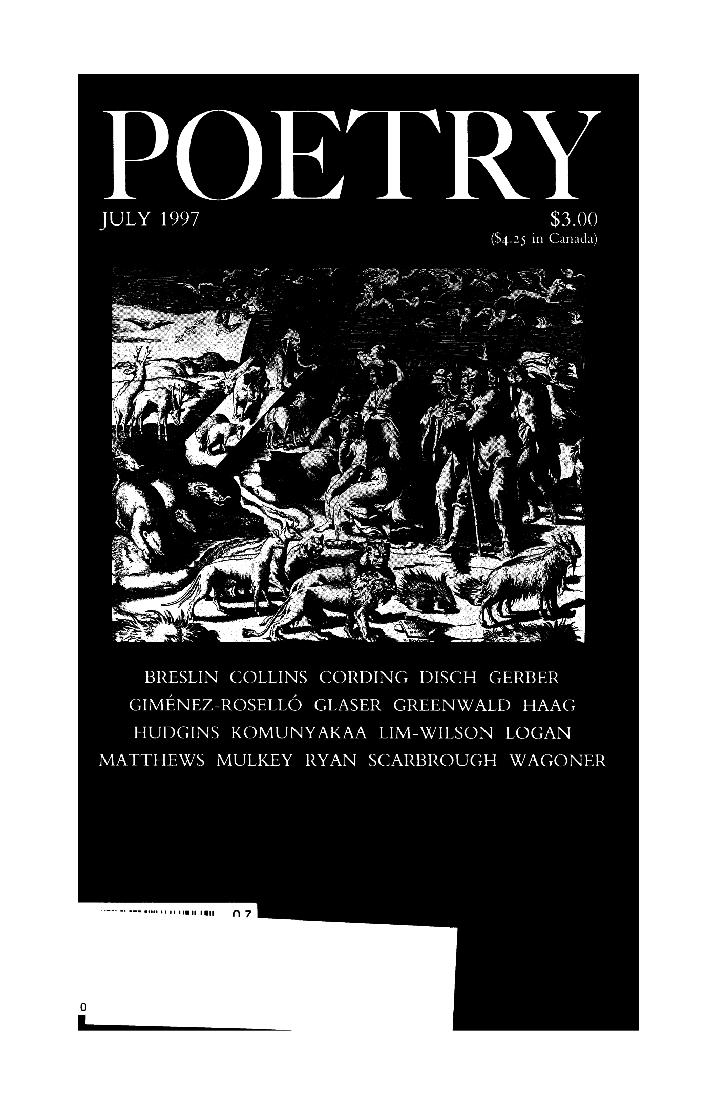 Poetry Magazine Archive Page