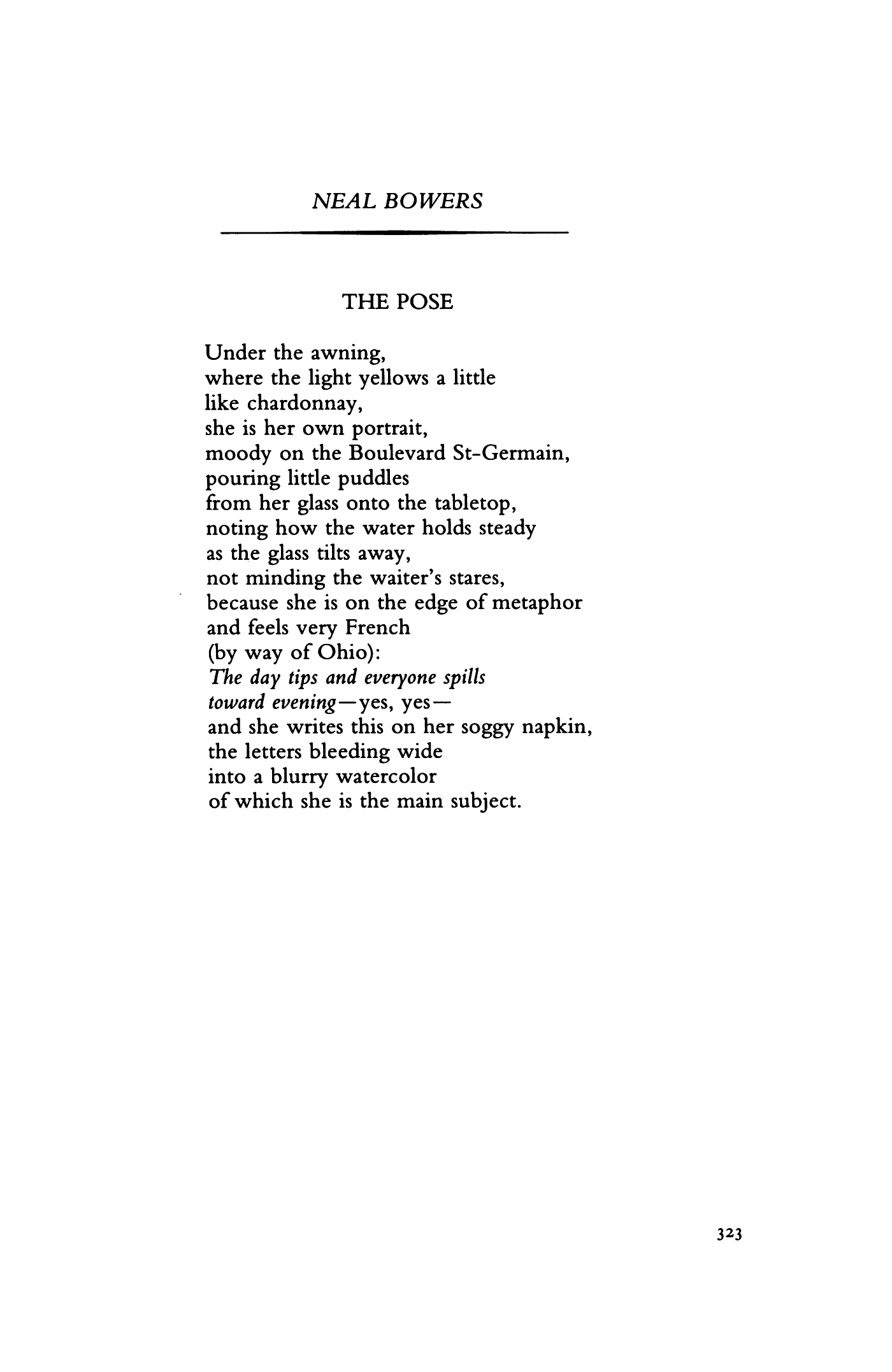 ways to start a poem