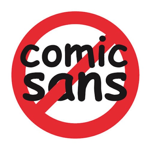 asdlabs no comic sans Comic Sans is the most hated font in the world