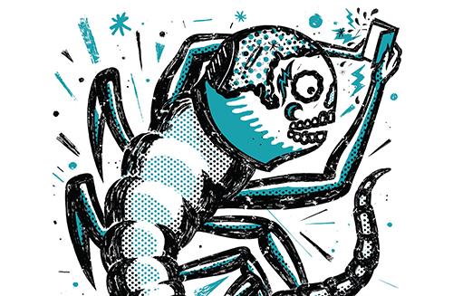 "Reading Monster" by CHema Skandal!