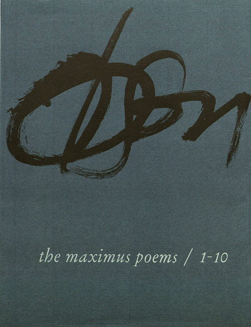 Charles Olson, Maximus Poems, cover